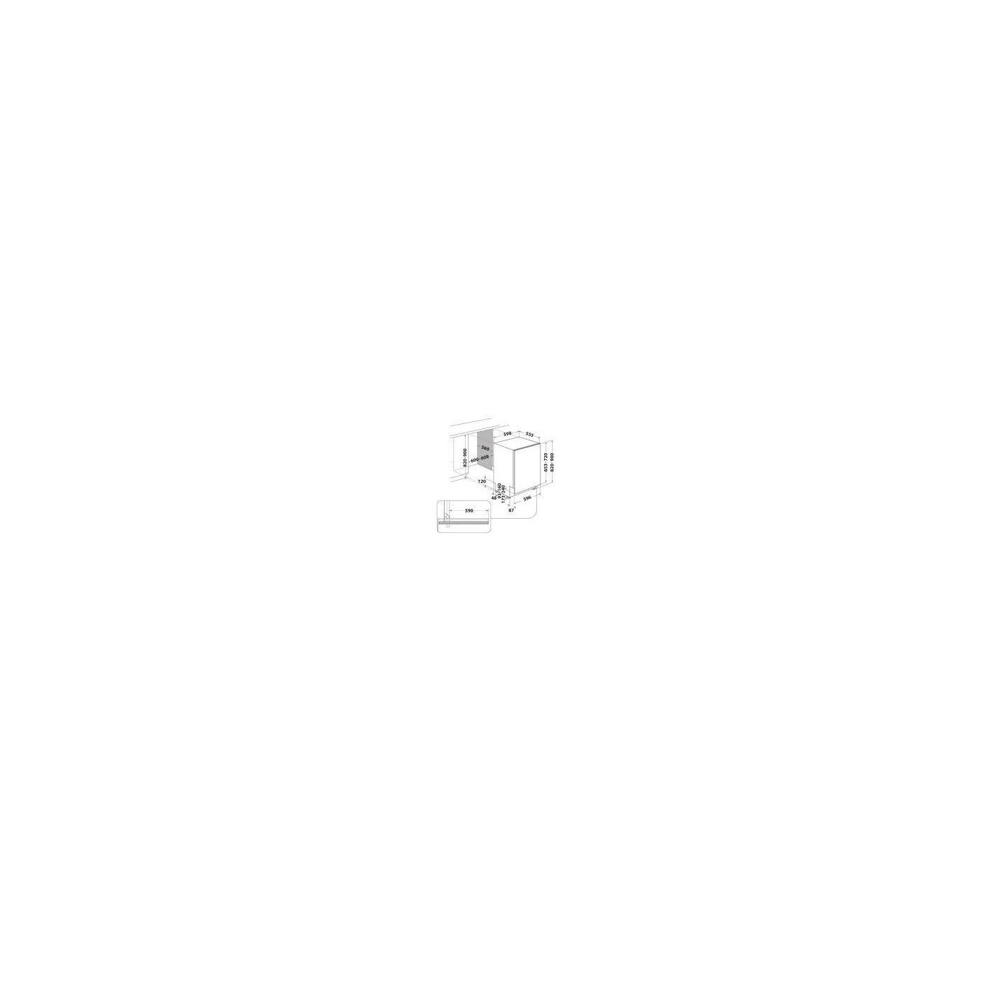 LAVASTOVIGLIE DA INCASSO INDESIT IN2IE14CNP80 14COPERTI