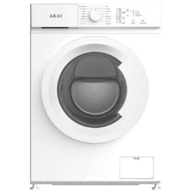 Lavatrice Slim AKAI AQUA6043AS 6 Kg 1000 Giri Motore Inverter Vapore Classe A -10% Bianco