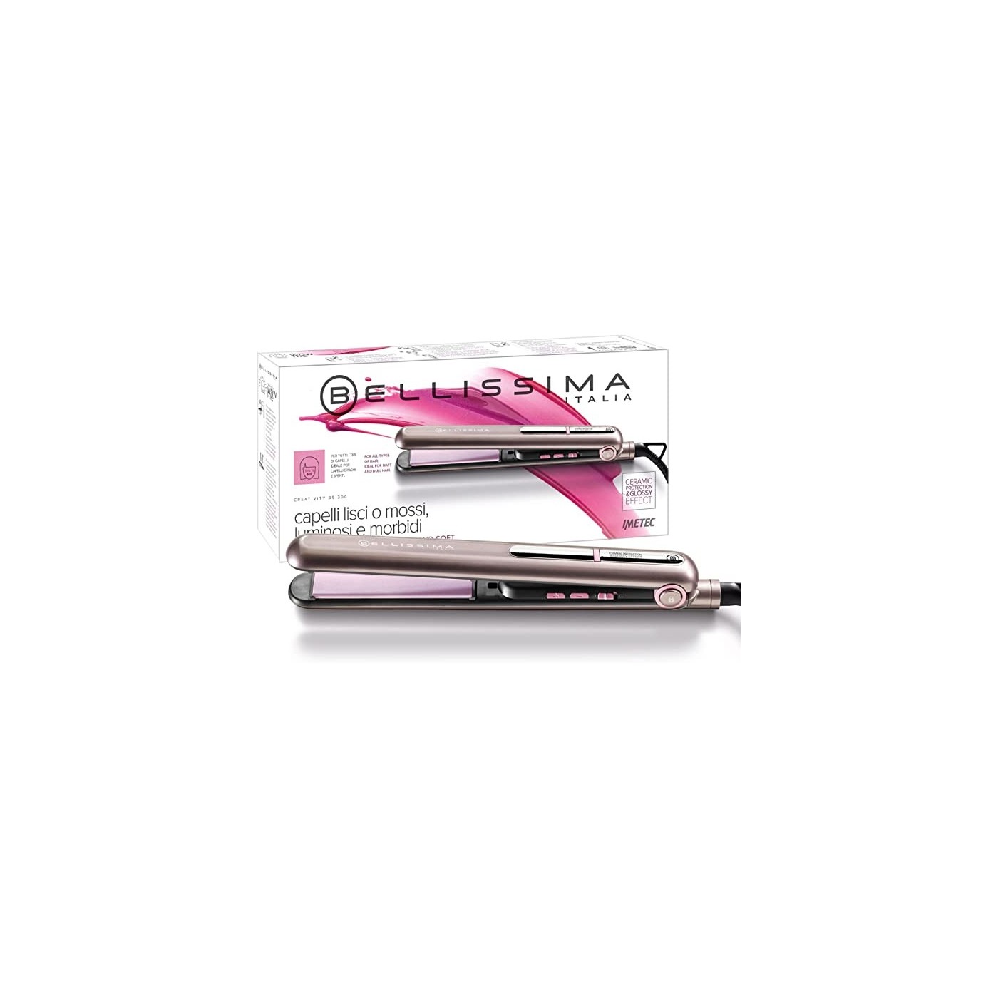 PIASTRA PER CAPELLI IMETEC BELLISSIMA CREATIVITY