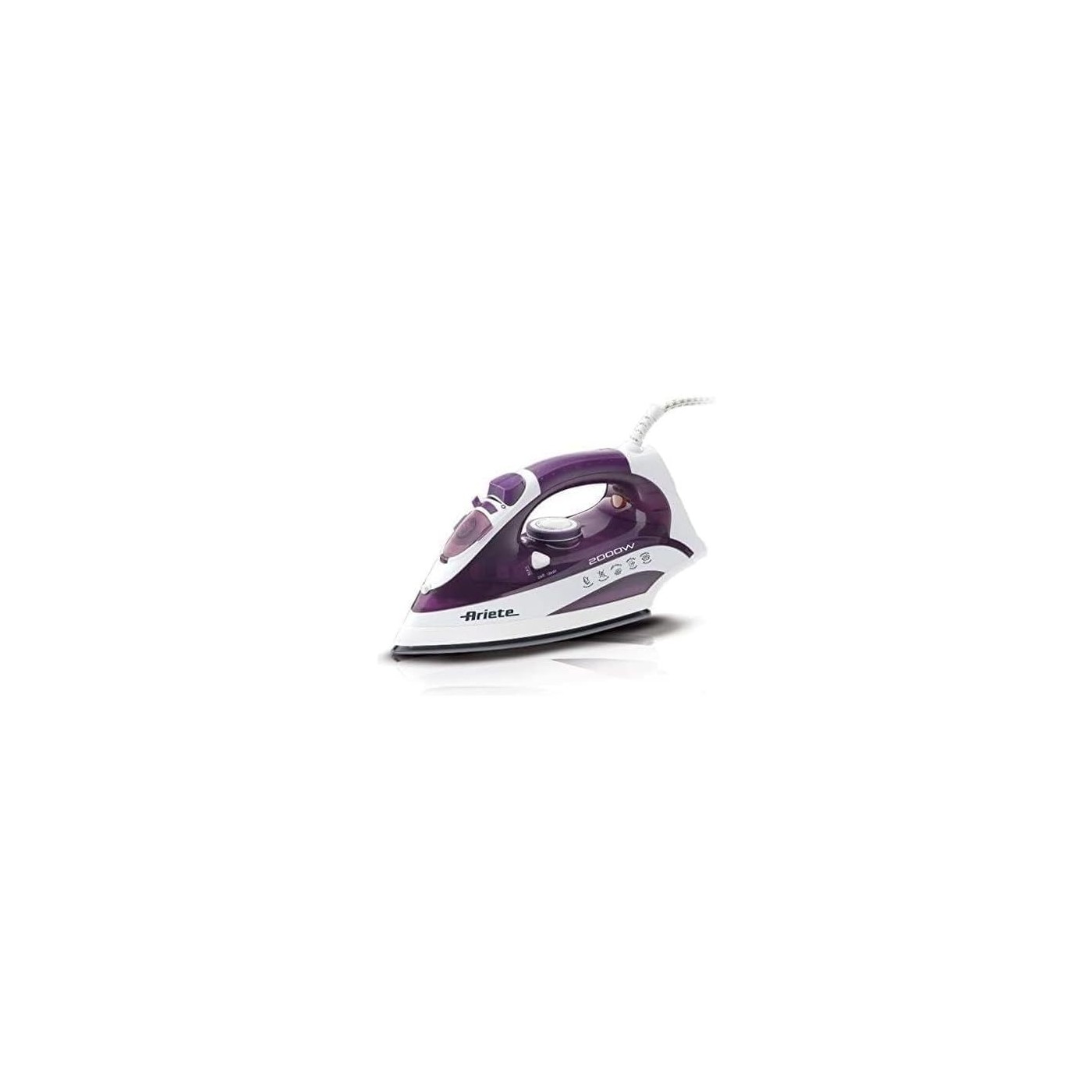 FERRO DA STIRO ARIETE 6235 IRON VIOLA/BIANCO