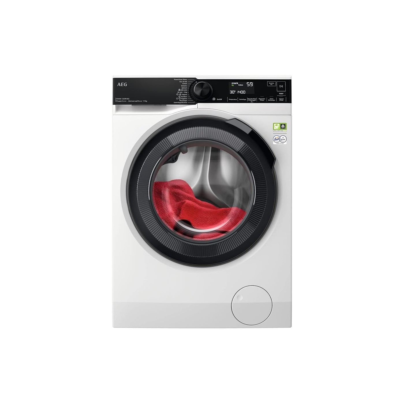 LAVATRICE AEG 9KG LR8H94UGB