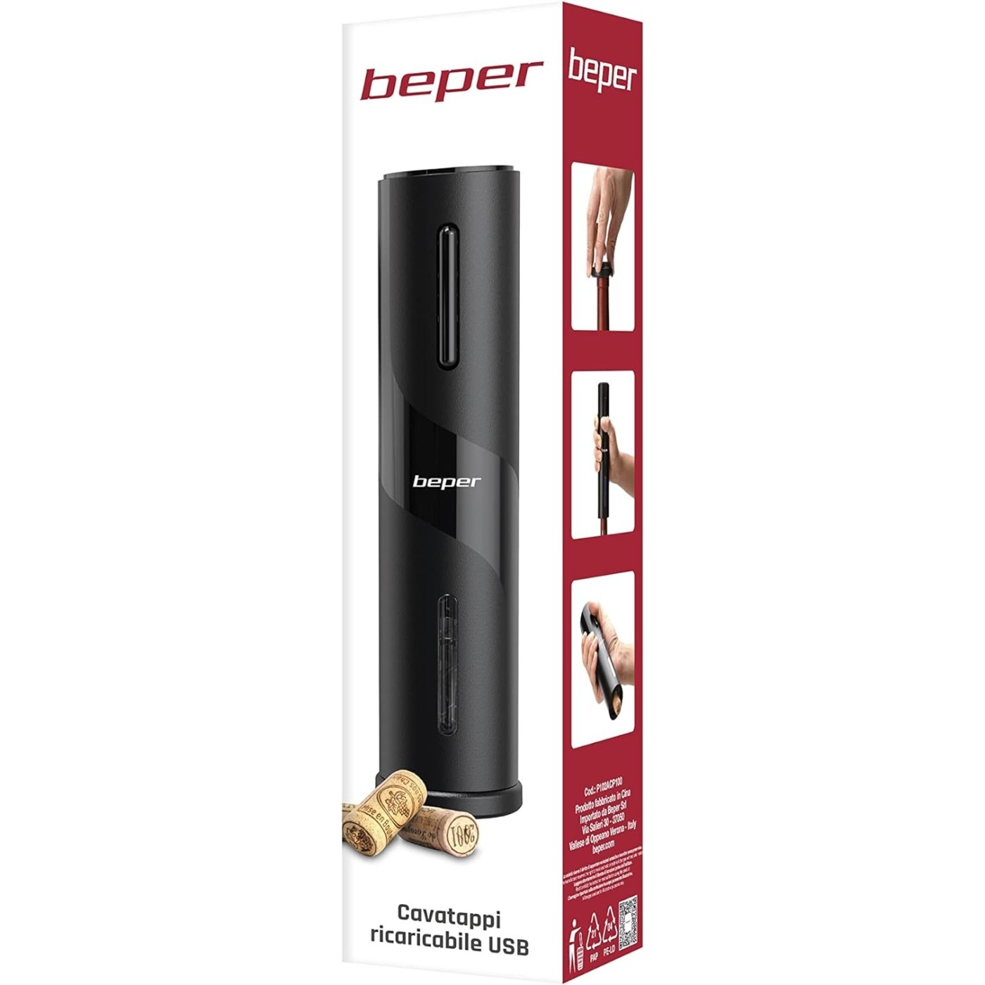 CAVATAPPI RICARICABILE BEPER P102ACP100