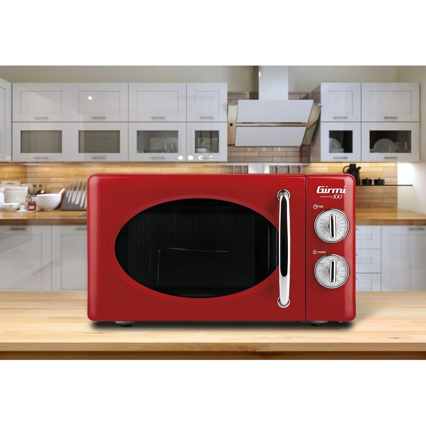MICROONDE GIRMI FM2102 VINTAGE ROSSO