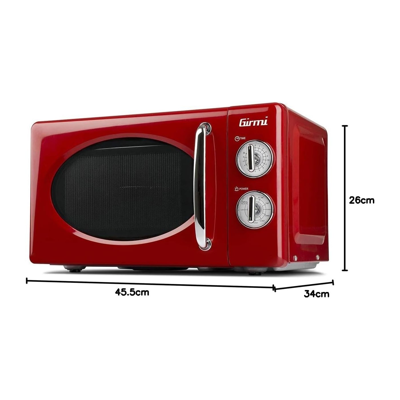 MICROONDE GIRMI FM2102 VINTAGE ROSSO