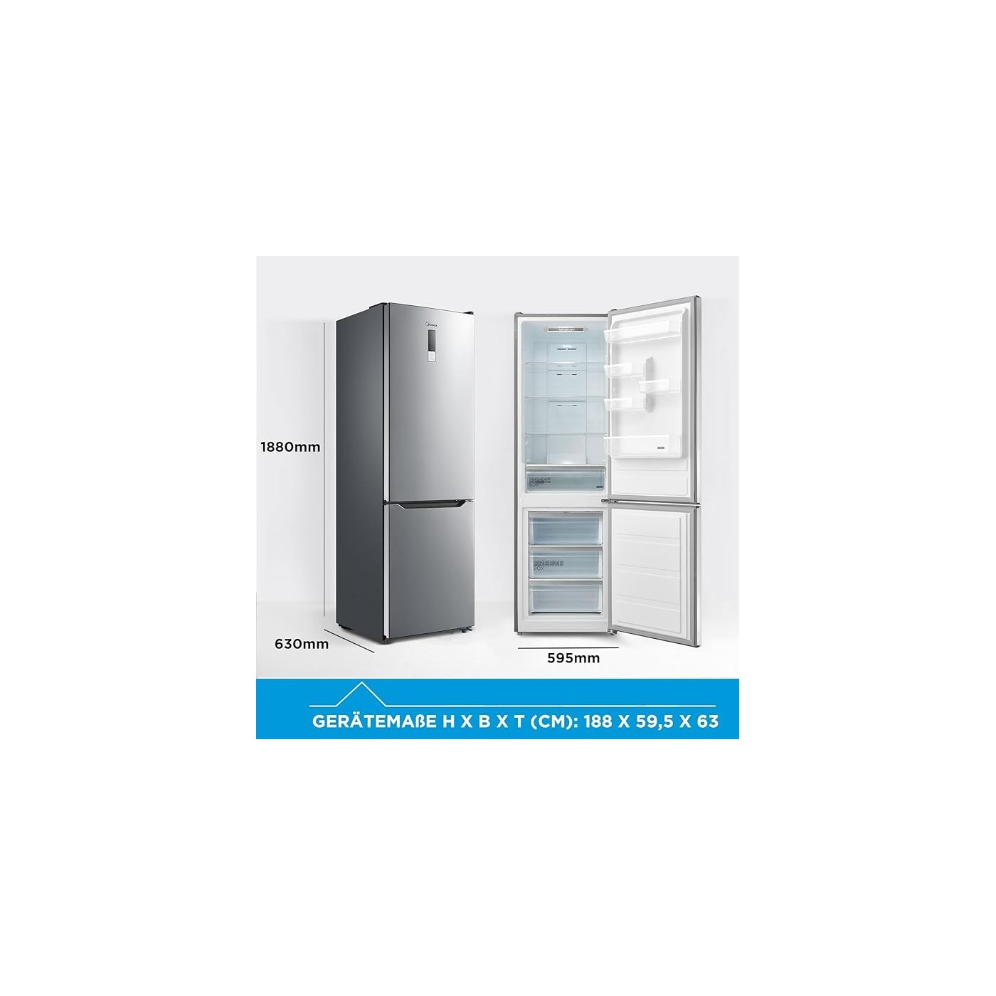 FRIGORIFERO MIDEA MDRB424FGE02