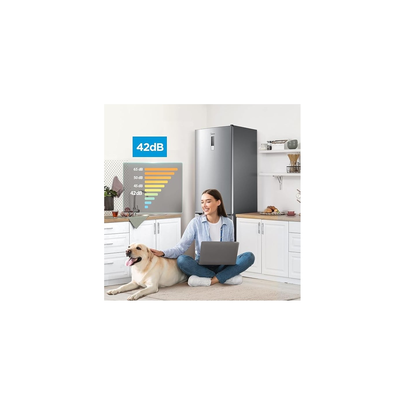 FRIGORIFERO MIDEA MDRB424FGE02