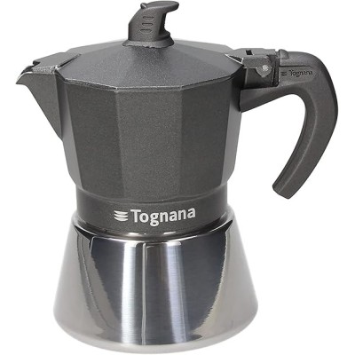 CAFFETTIERA MOKA 3 TAZZE ULTRA CLASS - TOGNANA- GRIGIA