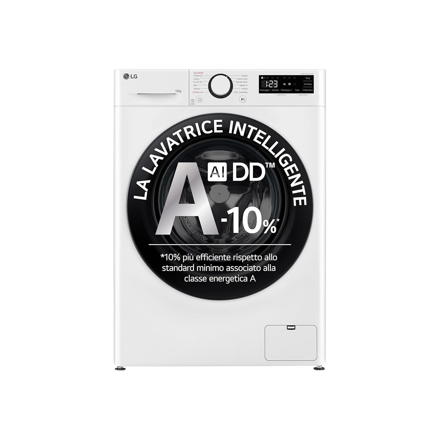 LG AI DD F4R3011NSWB LAVATRICE 11 KG BLACK DOOR A10