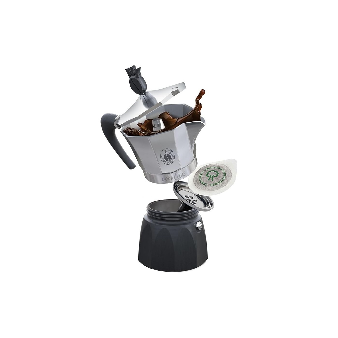 CAFFETTIERA MOKACIAO BORBONE