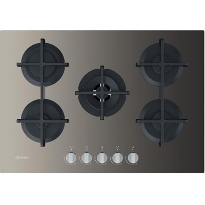 PIANO COTTURA 5 FUOCHI A GAS INDESIT 73CM ING 72T/TD