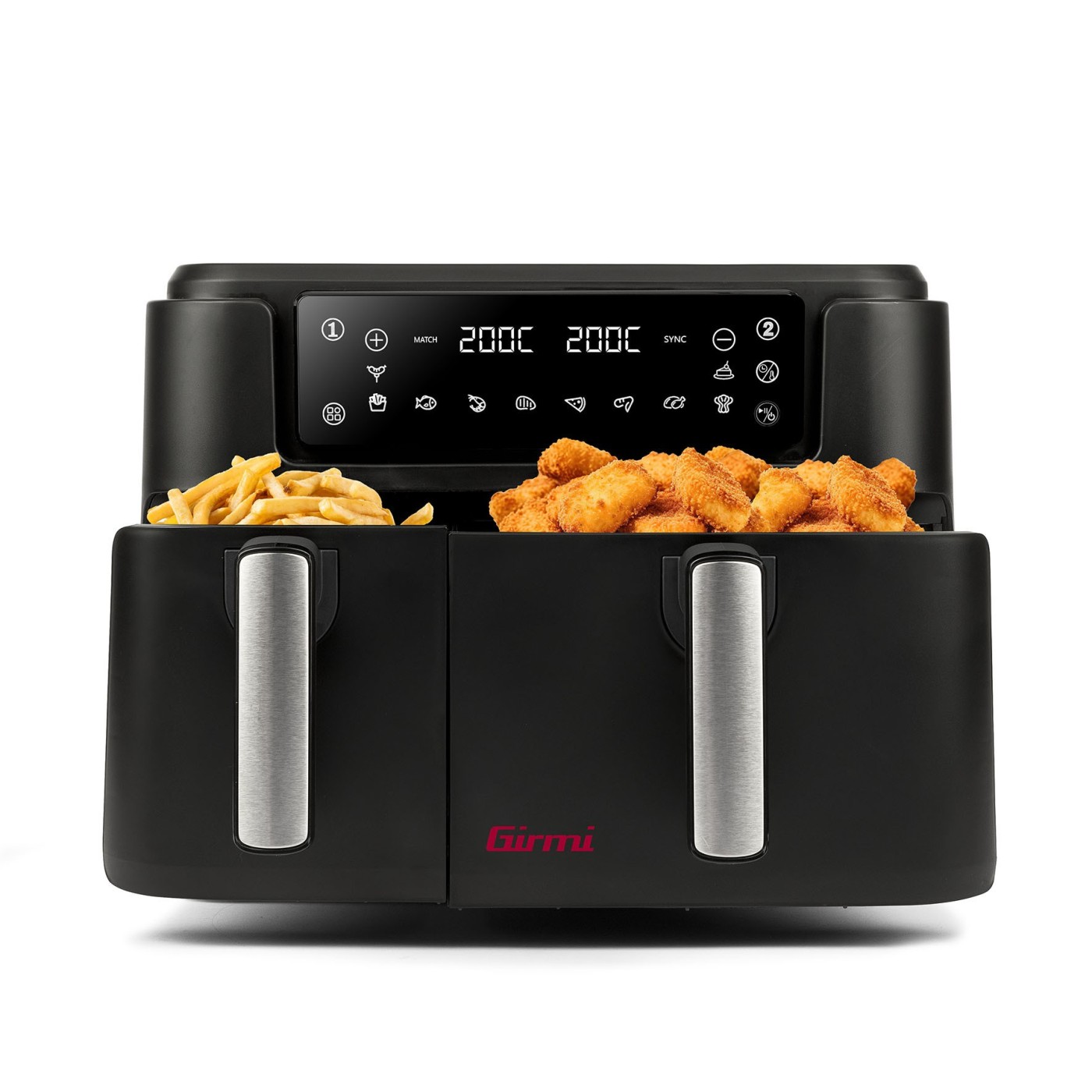 FRIGGITRICE AD ARIA A DUE ZONE GIRMI 3.5L+5.5L FG26