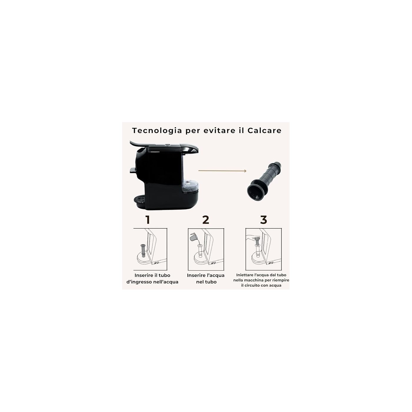 MACCHINA CAFFE TRIVALENTE BEHOME EC1450P