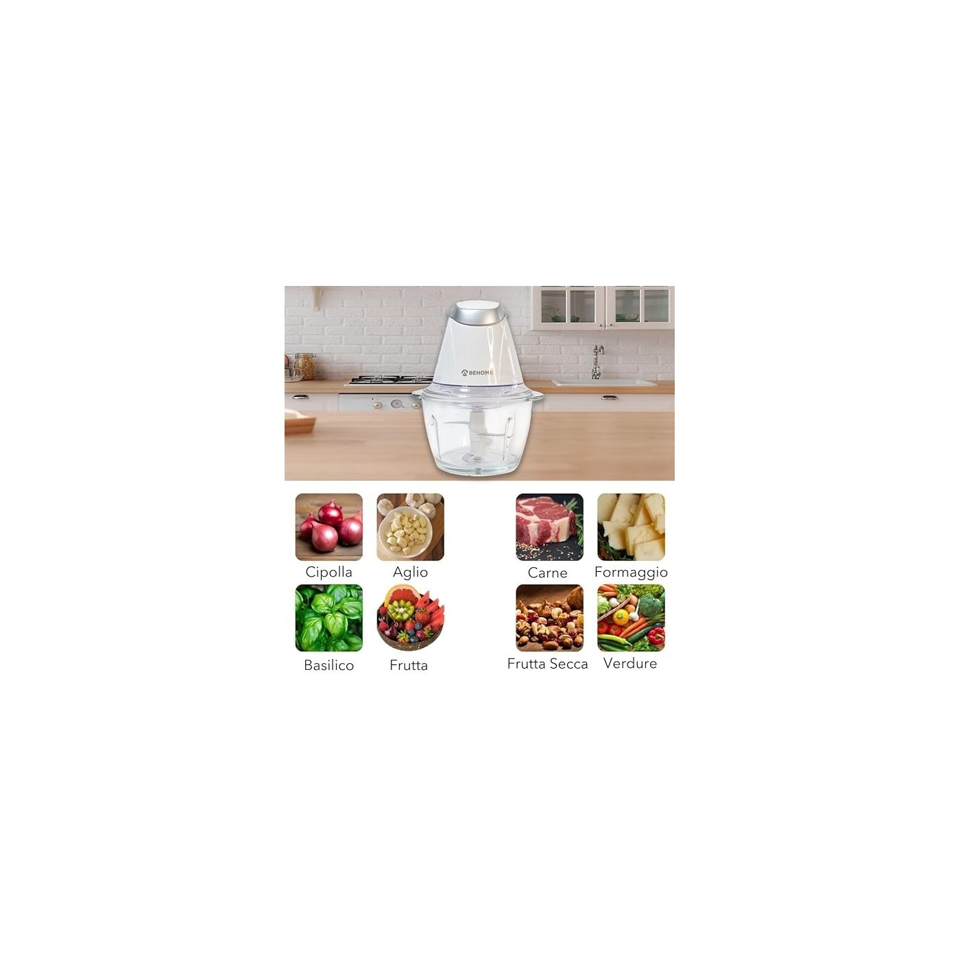 TRITATUTTO ELETTRICO BEHOME 300W