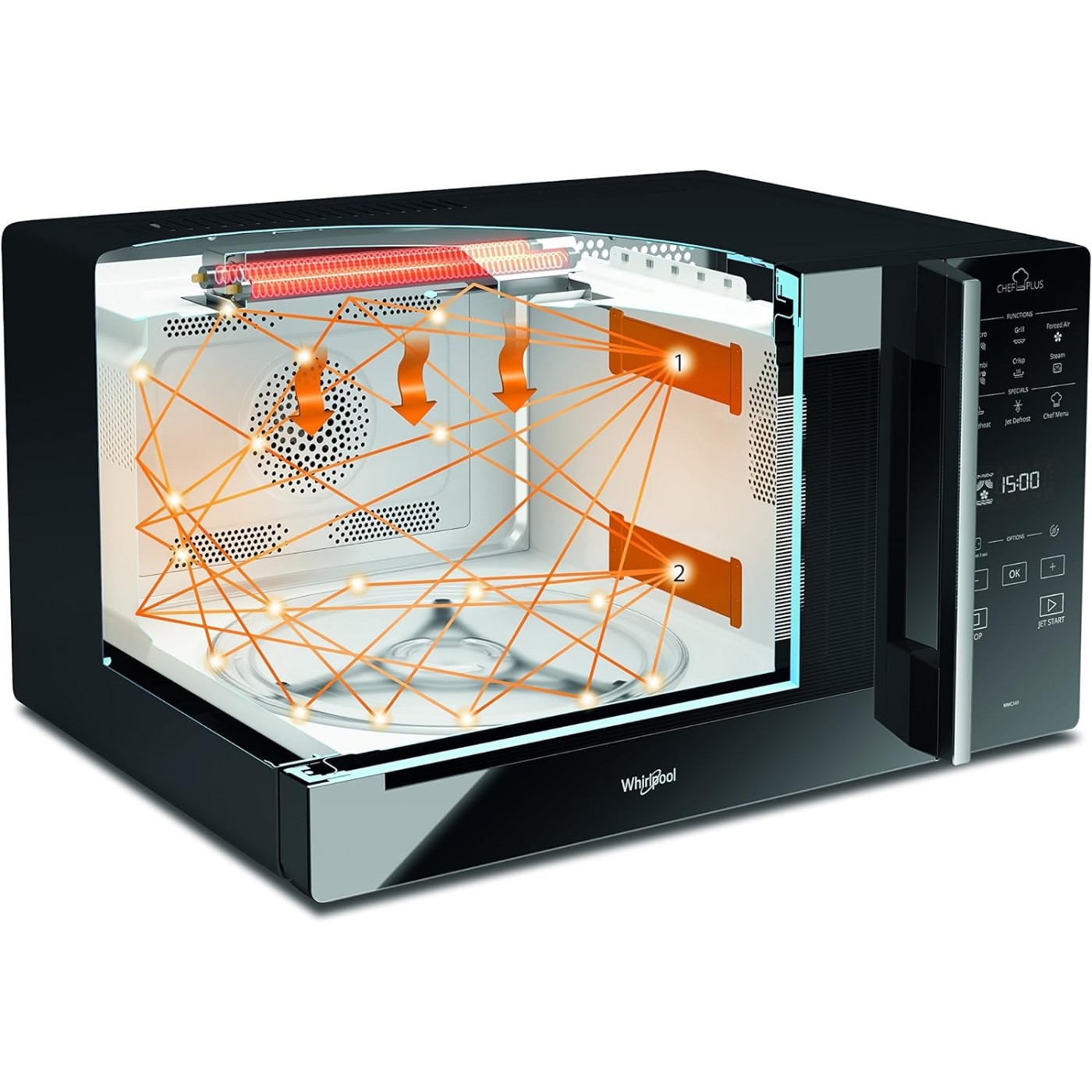 FORNO MICROONDE WHIRLPOOL 800W MCP349BL