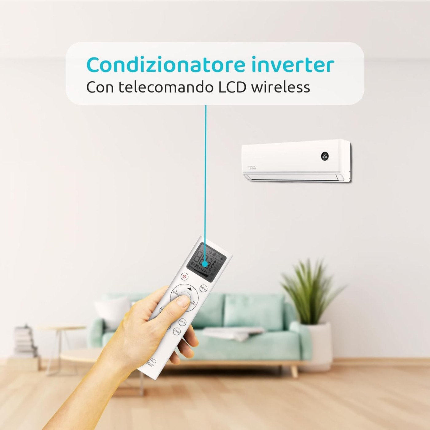 CONDIZIONATORE IRRADIO BELAIR ALASTOR 24000 BTU CLASSE A++/A+