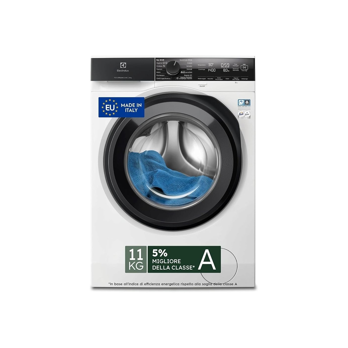 LAVATRICE ELECTROLUX 11KG EW7F411G CLASSE A