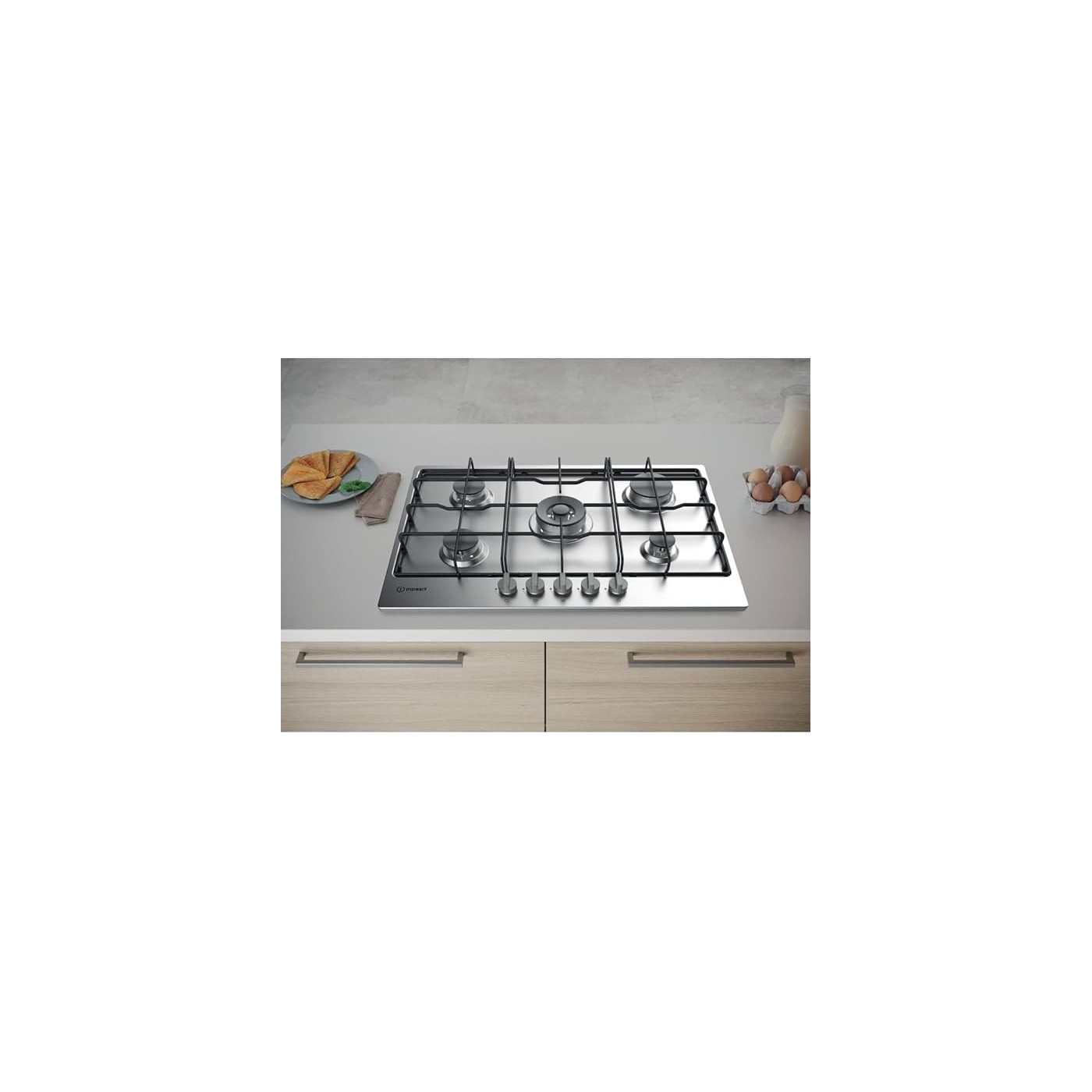 PIANO COTTURA INDESIT 5 FUOCHI THP752WIXI