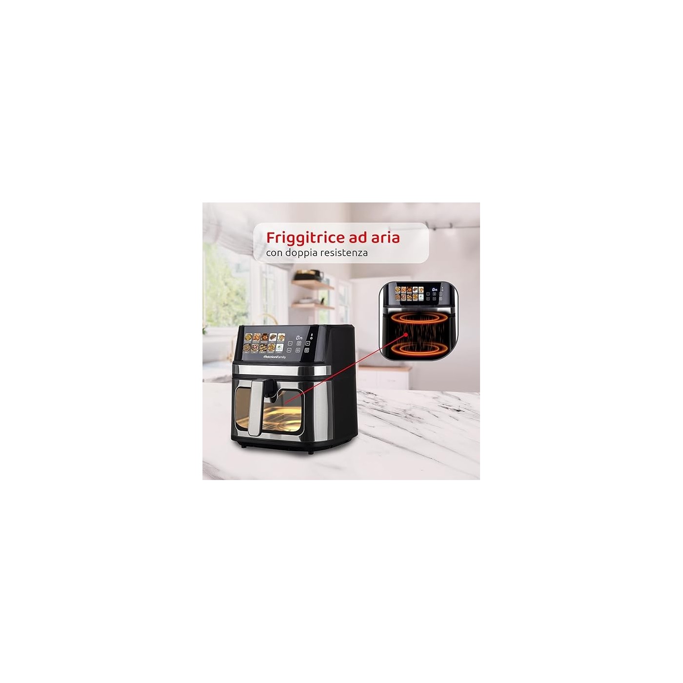 FRIGGITRICE AD ARIA MELCHIONI 8L GAIA PLUS