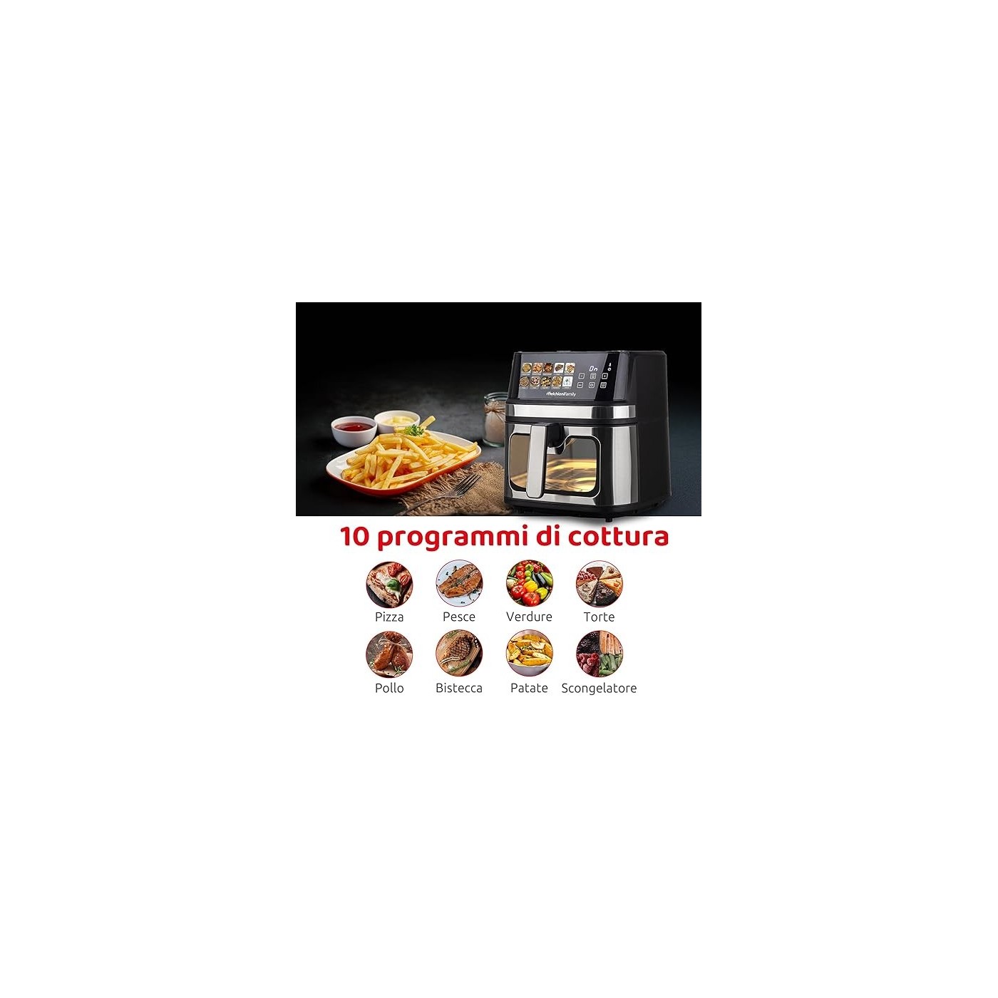 FRIGGITRICE AD ARIA MELCHIONI 8L GAIA PLUS