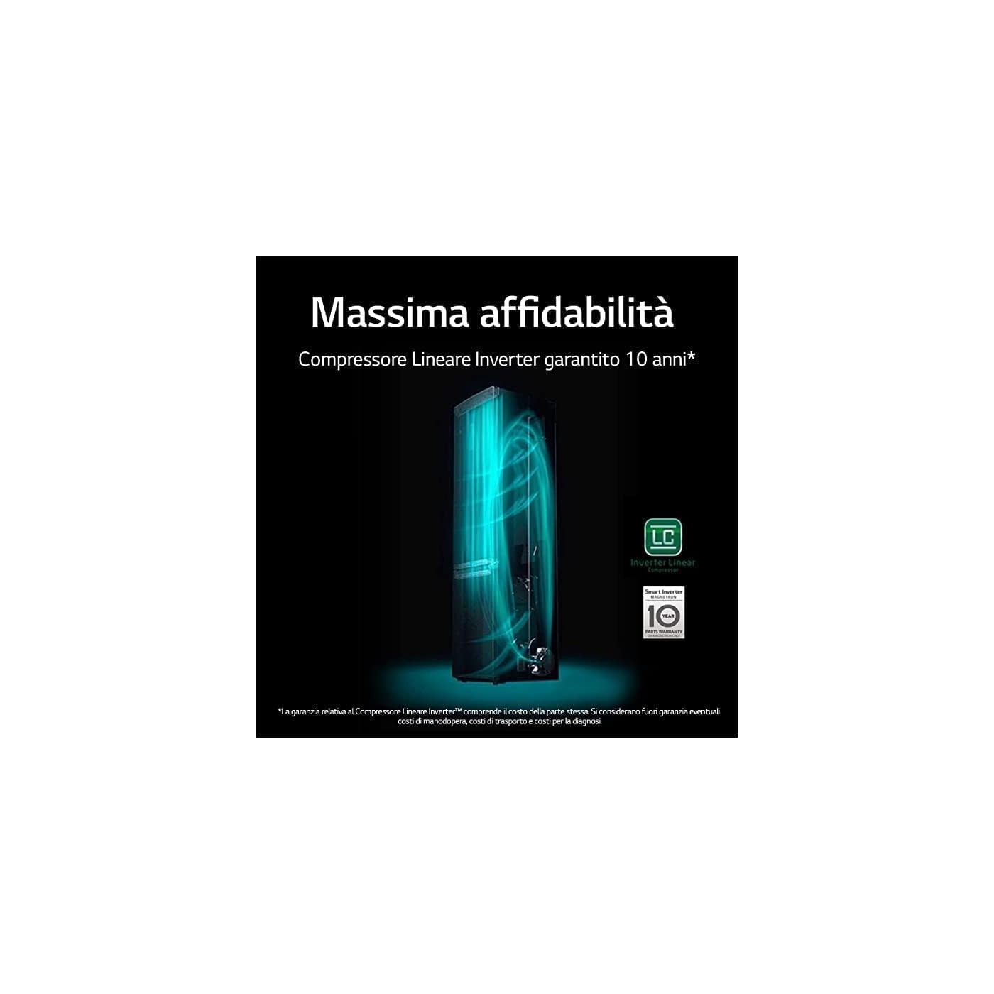 FRIGORIFERO LG 462L GBB567SECMN CLASSE E SABBIA