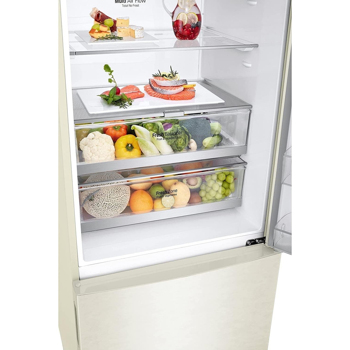FRIGORIFERO LG 462L GBB567SECMN CLASSE E SABBIA