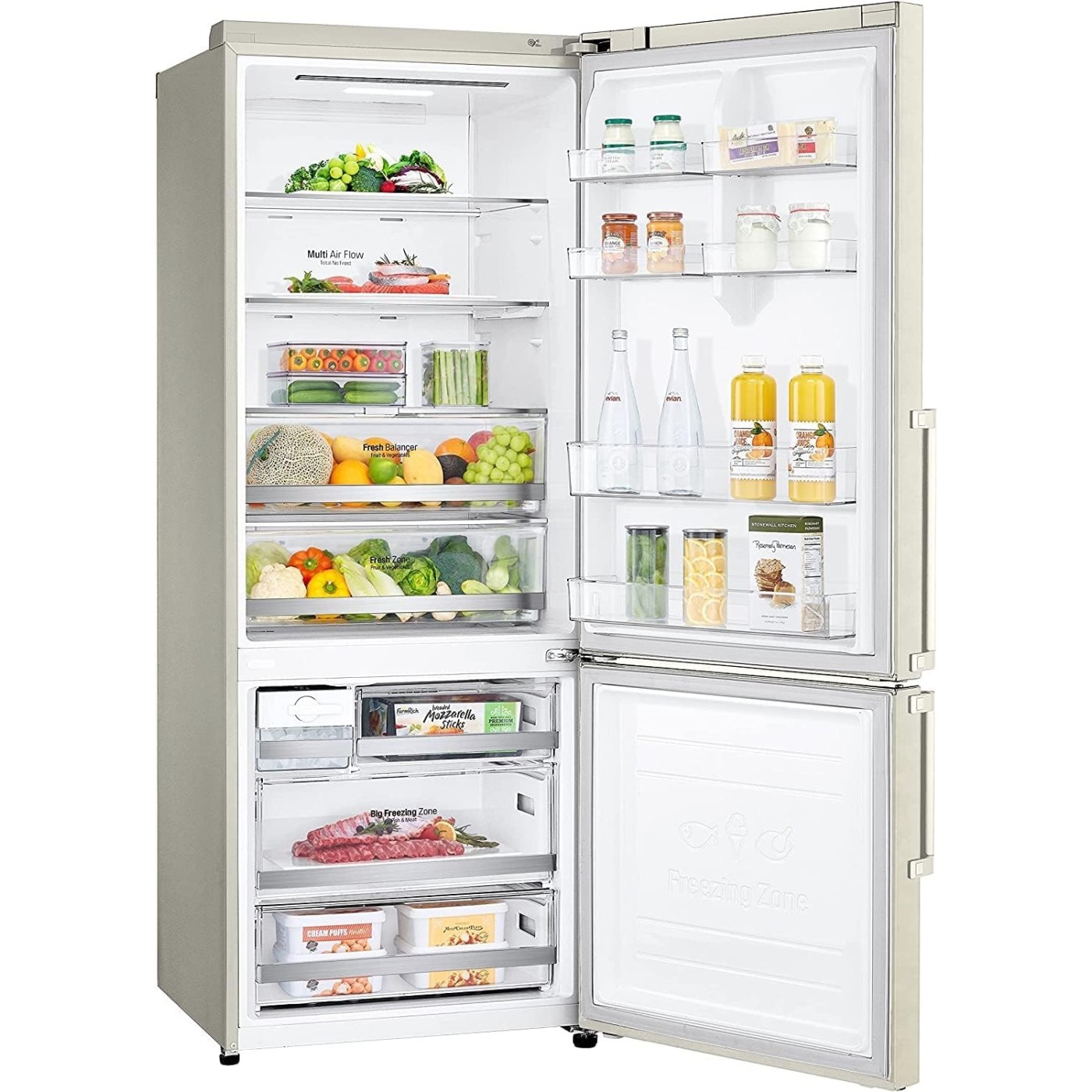 FRIGORIFERO LG 462L GBB567SECMN CLASSE E SABBIA