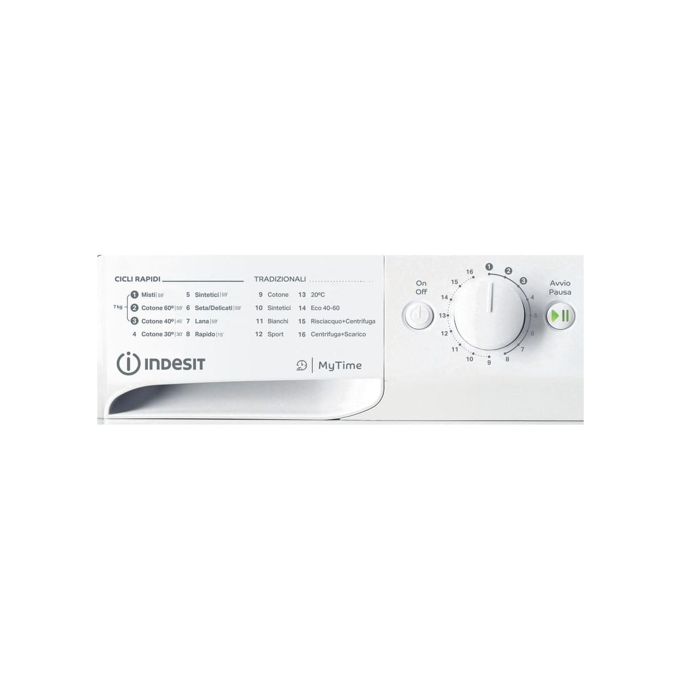 LAVATRICE INDESIT 7KG MTWC71296WIT CLASSE A