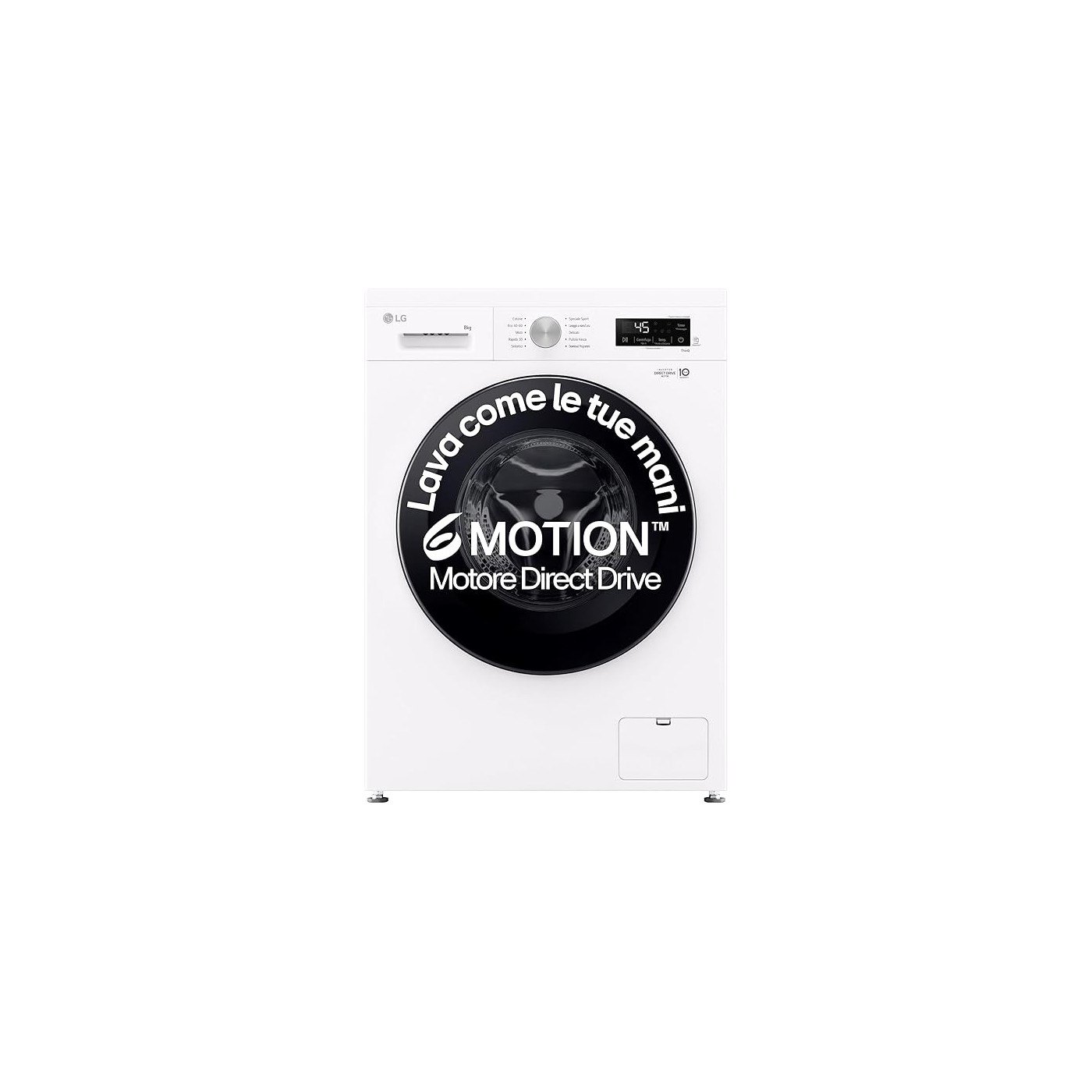 LAVATRICE LG 8KG F4NX1008NWK CLASSE A