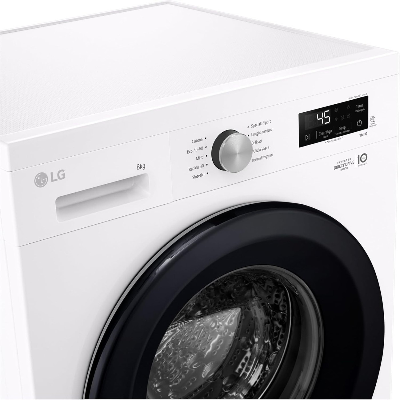 LAVATRICE LG 8KG F4NX1008NWK CLASSE A
