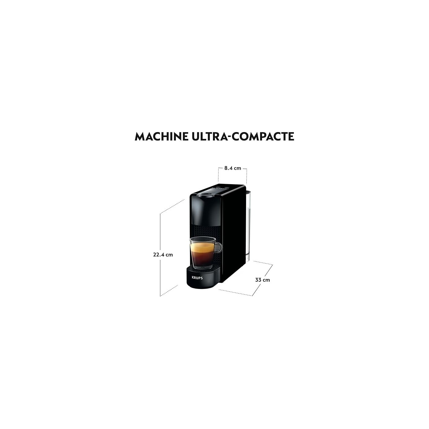 MACCHINA DA CAFFE' NESPRESSO KRUPS MINI YY2912FD NERO