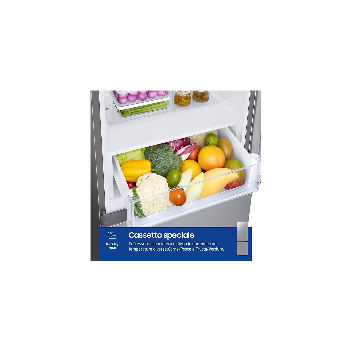 FRIGORIFERO COMBINATO SAMSUNG RB33B610ESA/EF INOX