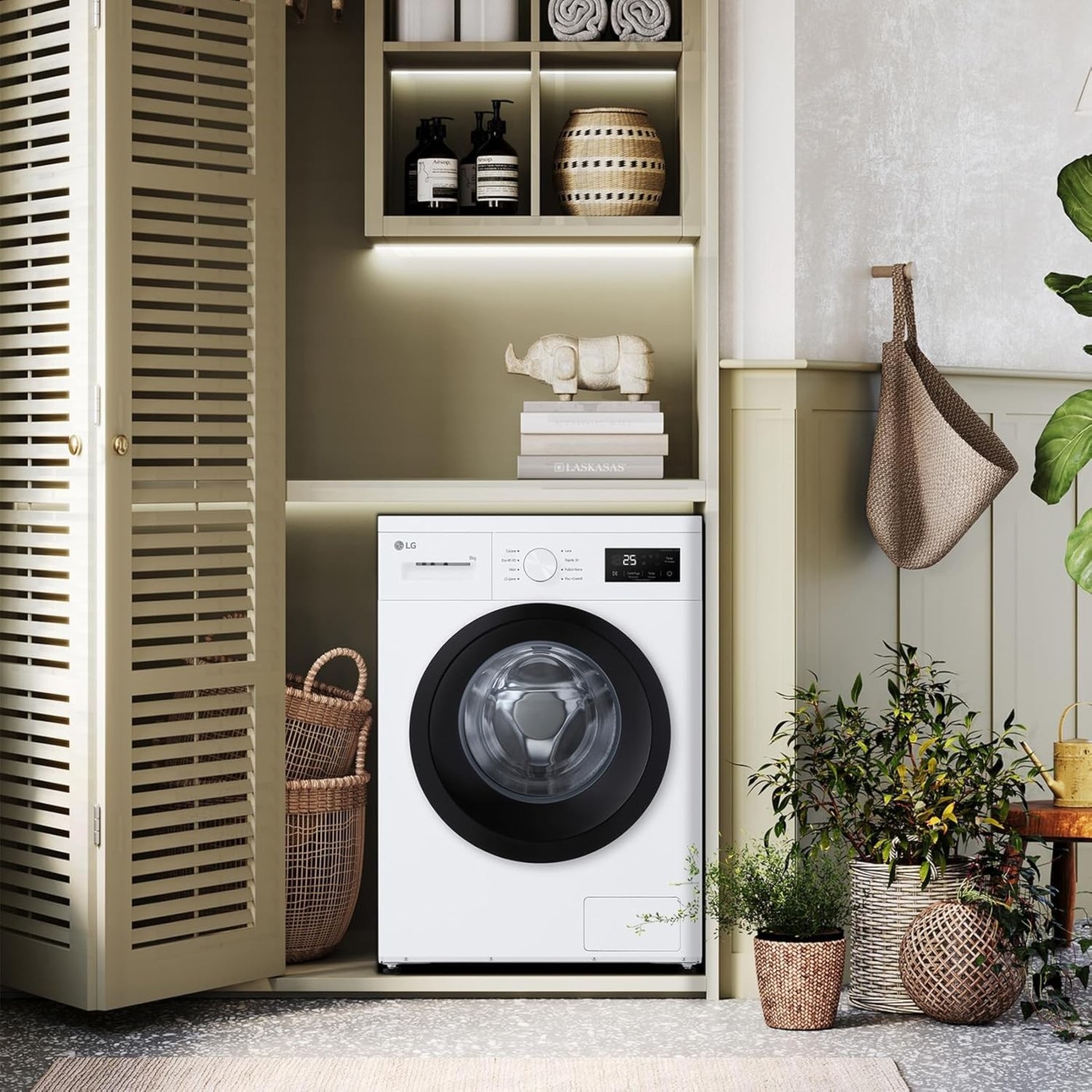 LAVATRICE LG F4NA10S8NWK  8KG SLIM 47CM BIANCO CLASSE A