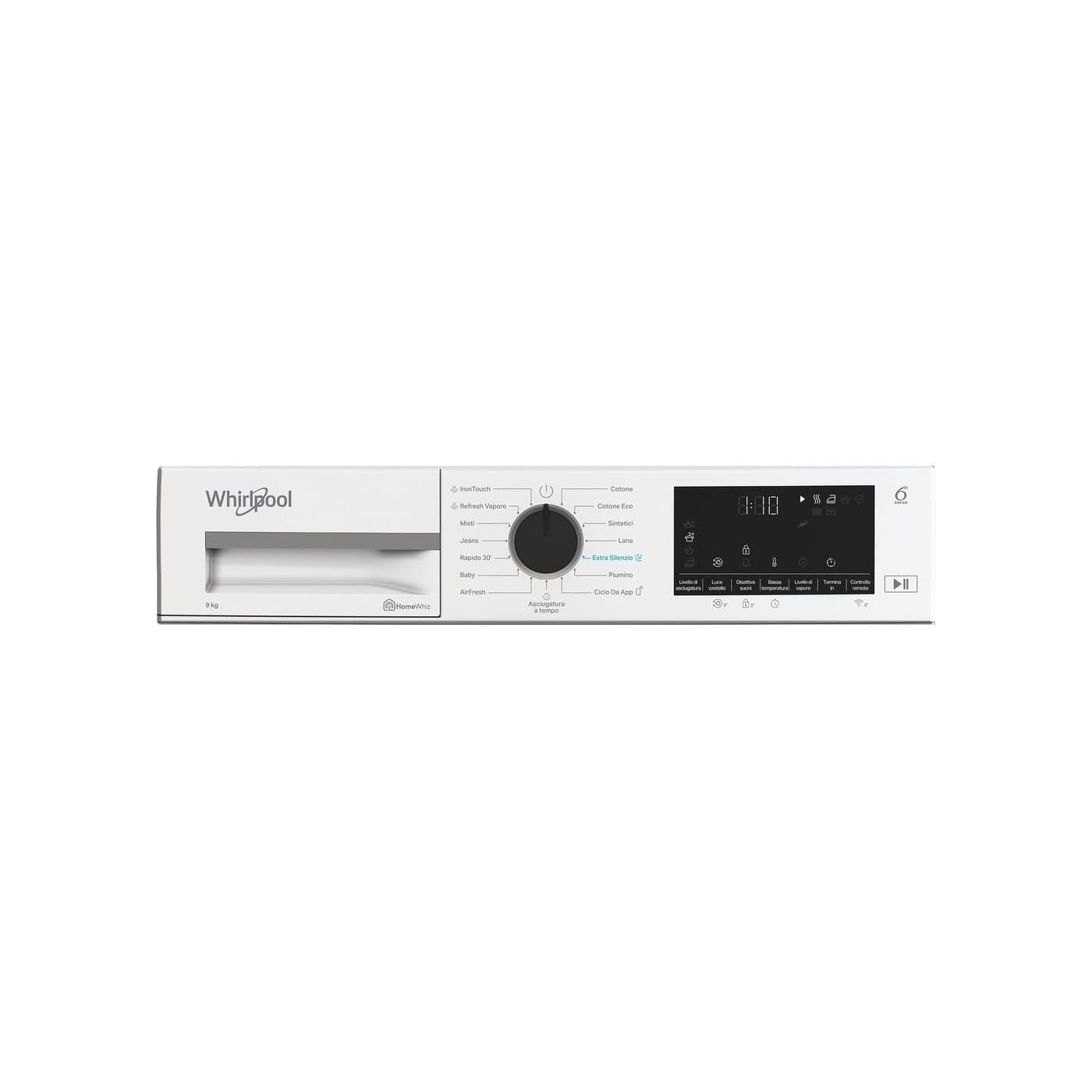 LAVATRICE WHIRLPOOL CWDR49MWBSIT 9KG BIANCO CLASSE C