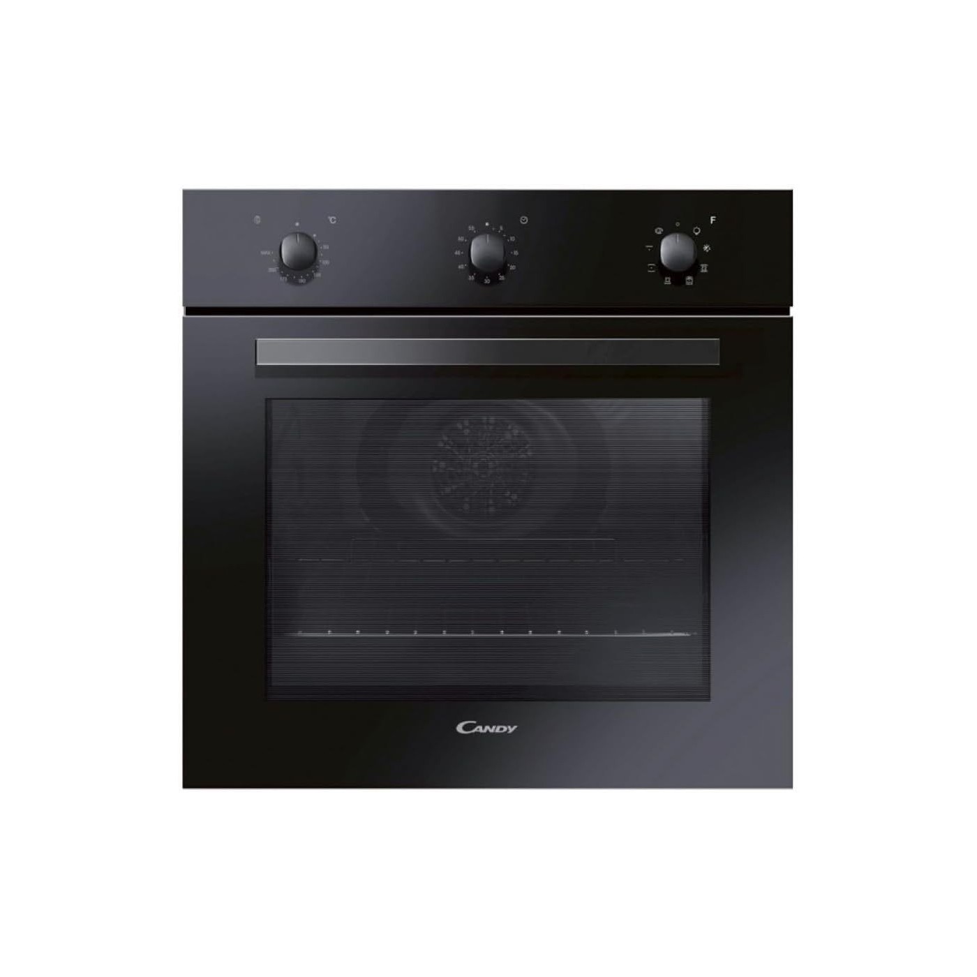 FORNO CANDY FCT602N/E NERO VENTILATO FUNZIONE PIZZA 65L
