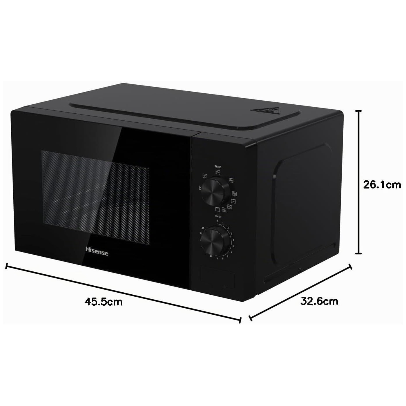 MICROONDE CON GRILL HISENSE H20MOBP1G 20L NERO