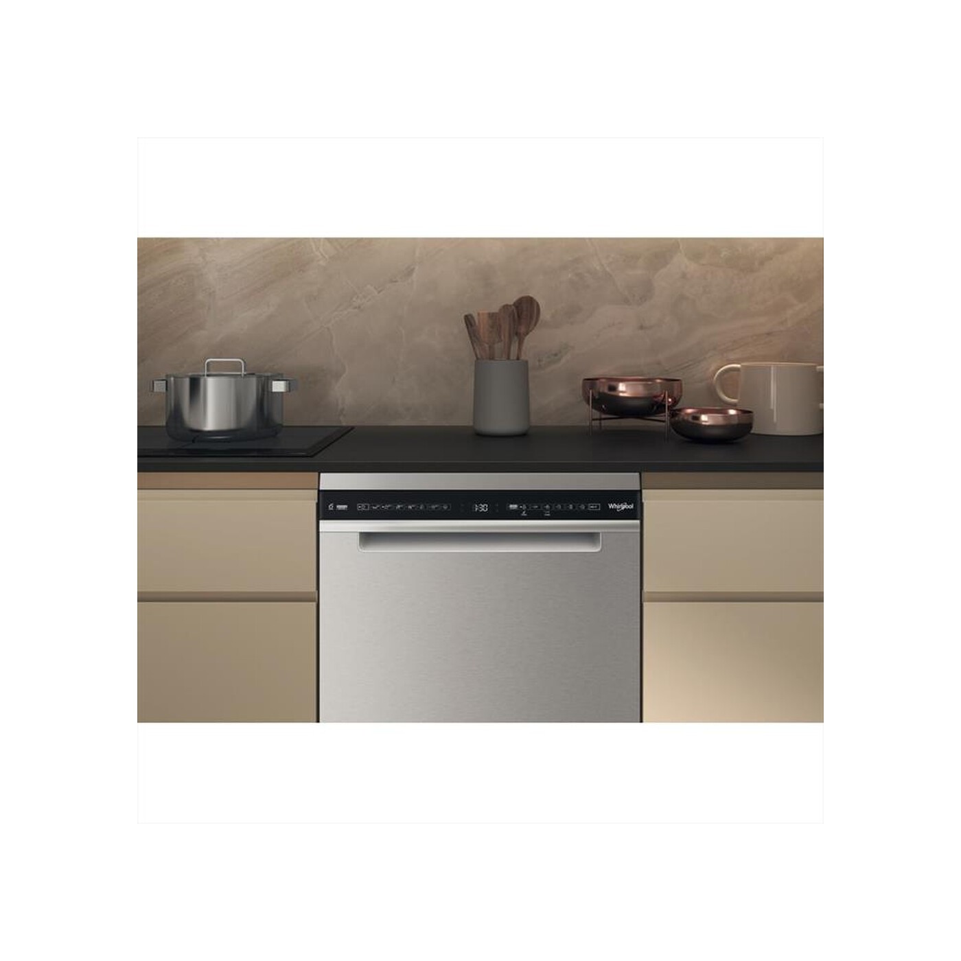 LAVASTOVIGLIE WHIRLPOOL W8F HS61X GRIGIO