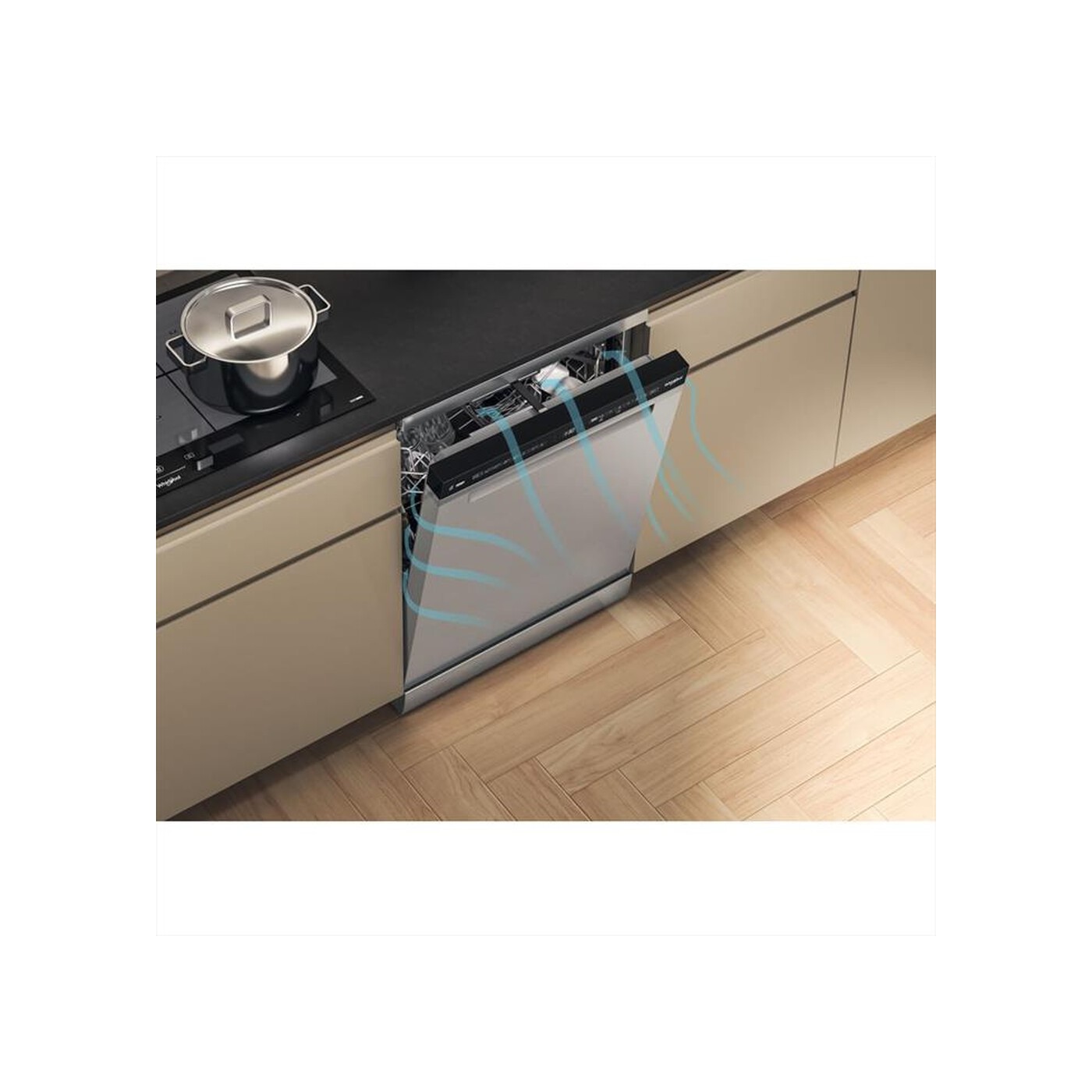 LAVASTOVIGLIE WHIRLPOOL W8F HS61X GRIGIO