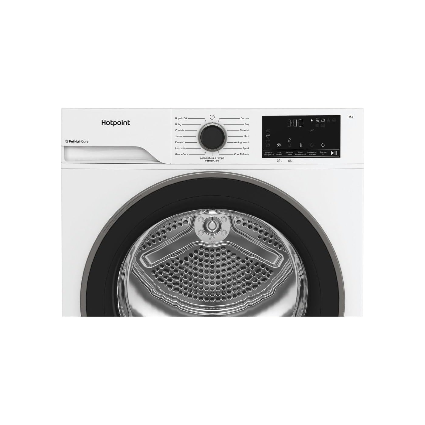 ASCIUGATRICE HOTPOINT HPT 83D BS IT 8KG CLASSE D BIANCO