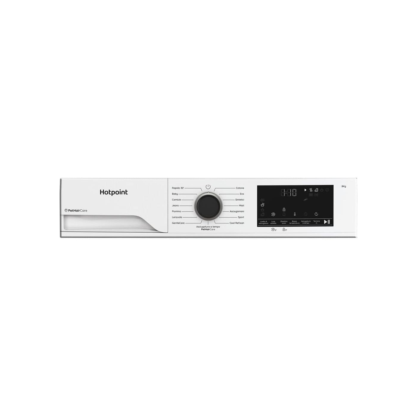 ASCIUGATRICE HOTPOINT HPT 83D BS IT 8KG CLASSE D BIANCO
