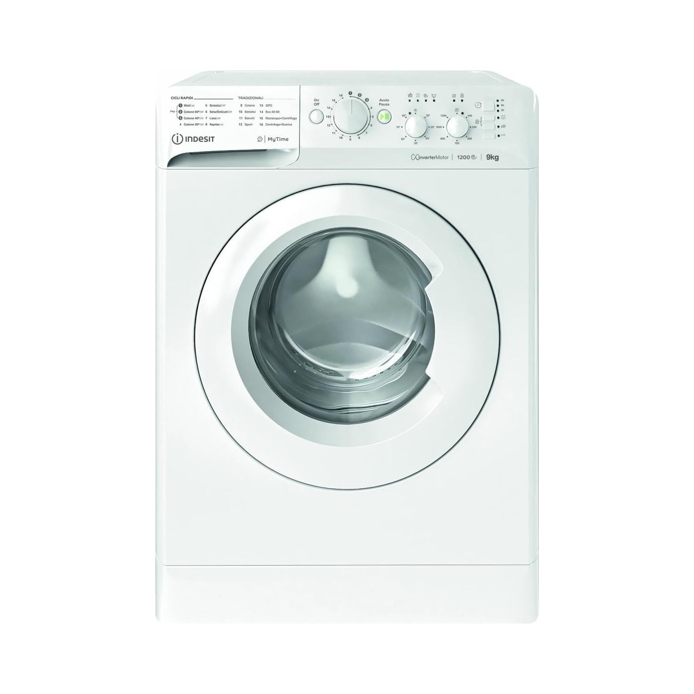LAVATRICE INDESIT 9KG MTWC 91296 W IT CLASSE A BIANCO