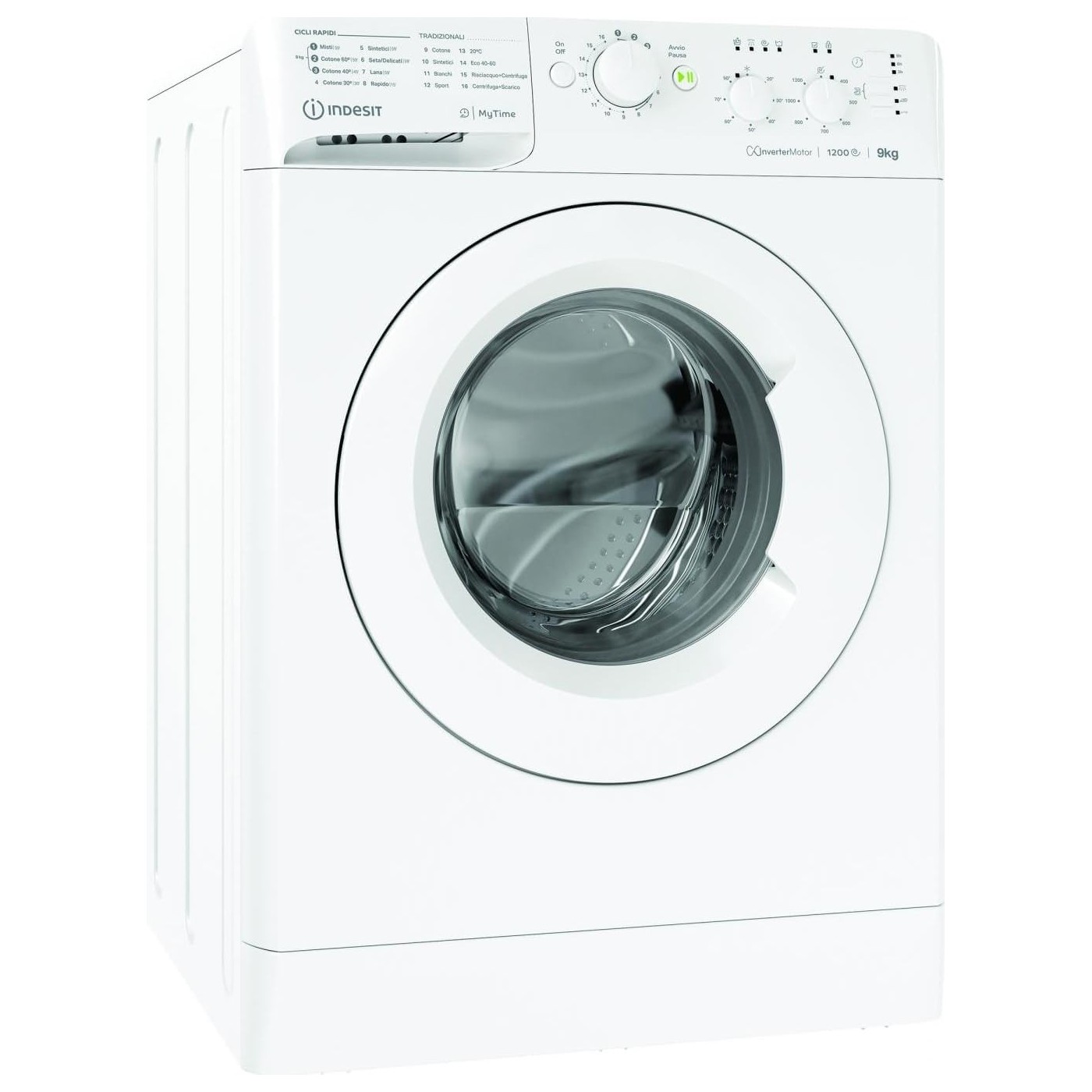 LAVATRICE INDESIT 9KG MTWC 91296 W IT CLASSE A BIANCO