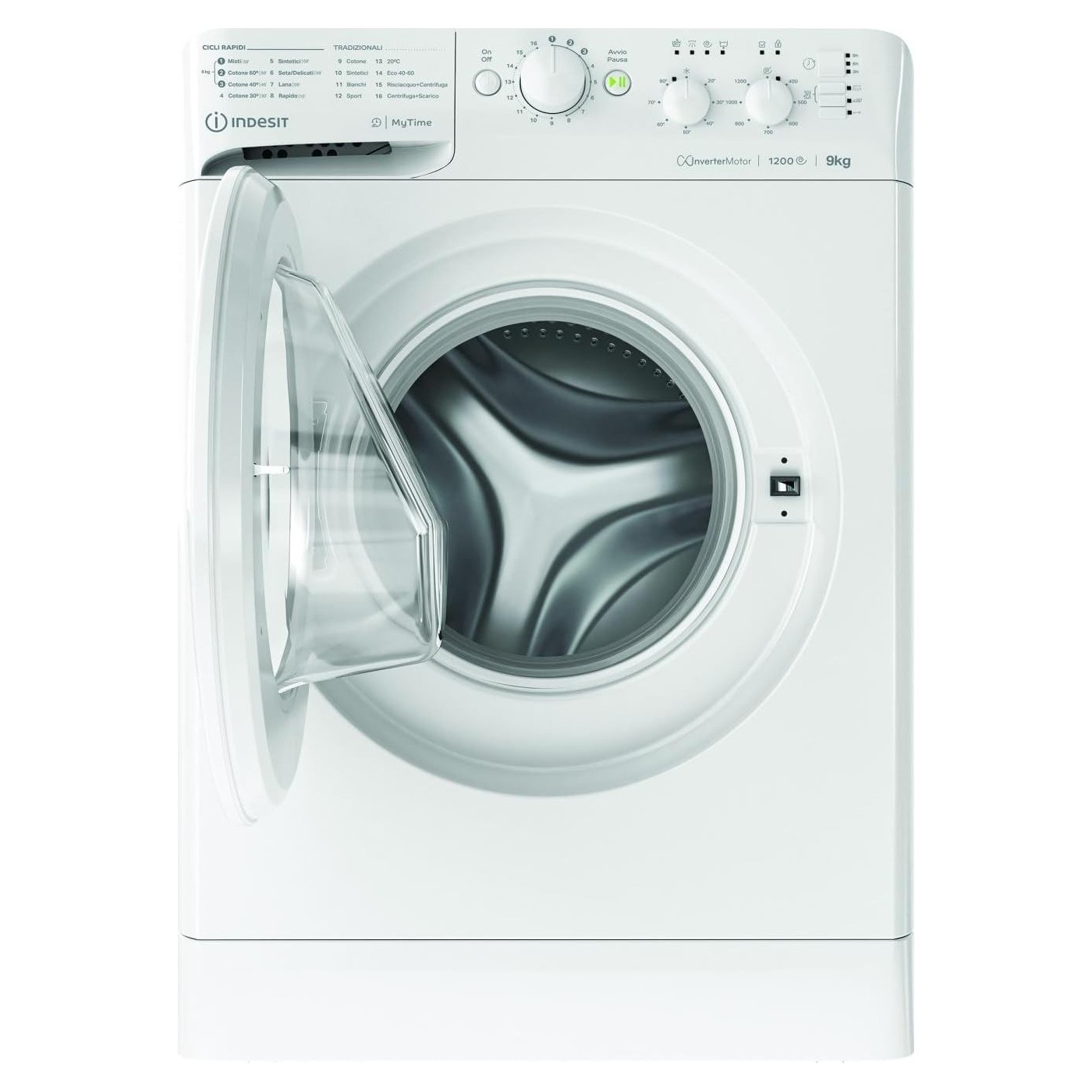 LAVATRICE INDESIT 9KG MTWC 91296 W IT CLASSE A BIANCO