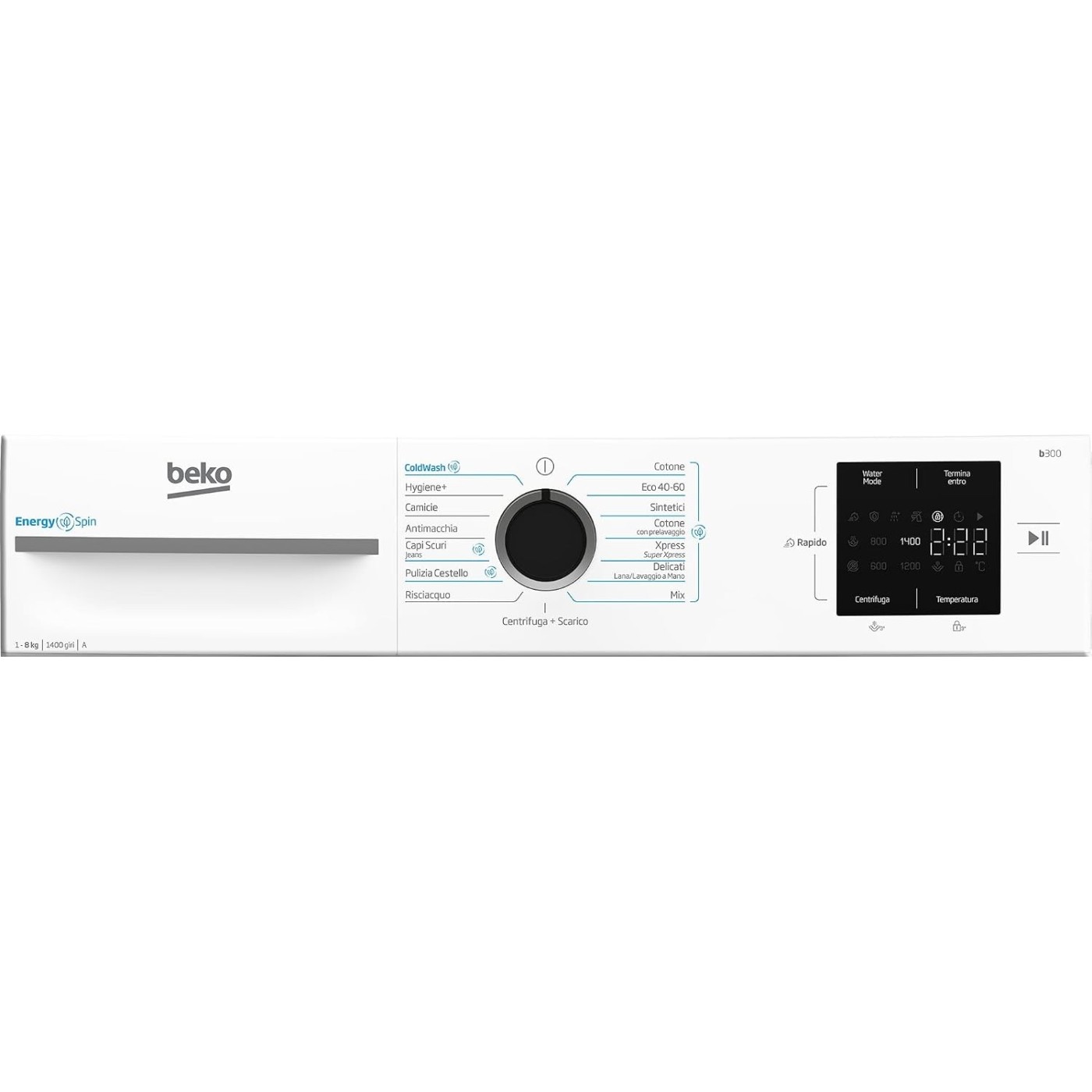 LAVATRICE BEKO 8KG STD MWBM8147EB CLASSE A BIANCO
