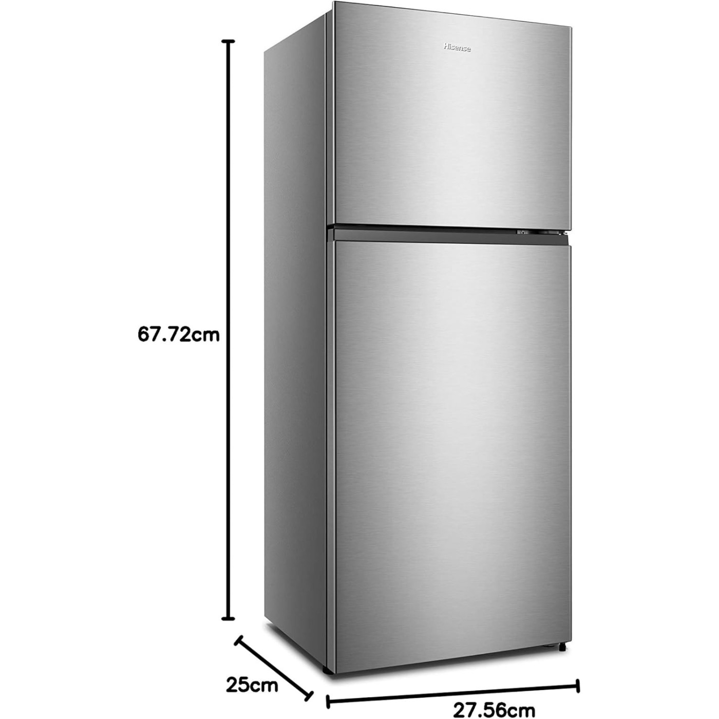 FRIGORIFERO HISENSE RT488N4DC2 INOX CLASSE E