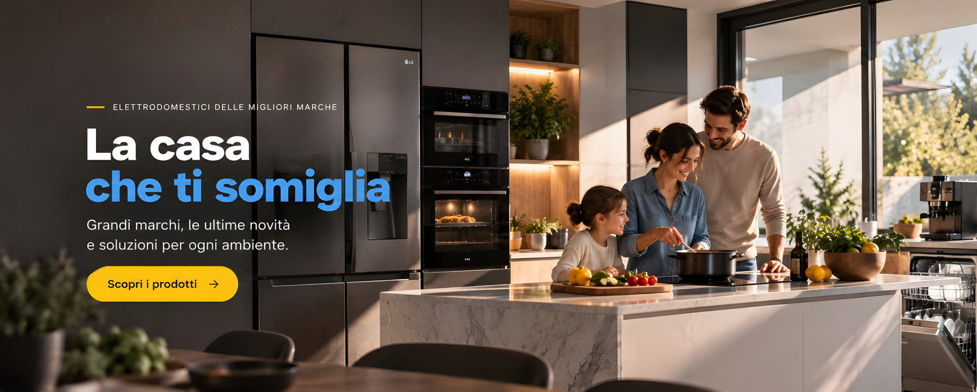La casa che ti somiglia: elettrodomestici delle migliori marche, grandi marchi, le ultime novità e soluzioni per ogni ambiente